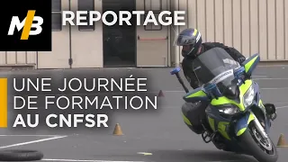 Une journée de formation au pilotage moto avec les Gendarmes au CNFSR - Reportage