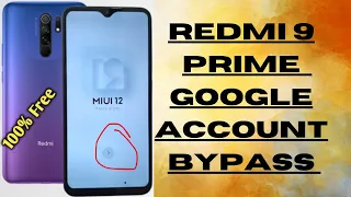 REDMI 9 PRIME | Google Account Bypass | Mi 9 Prime | Frp Bypass Android 13 MIUI | Free 2024