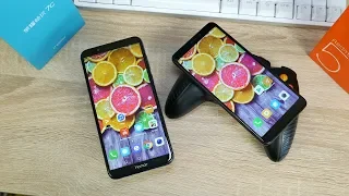 Что купить Xiaomi Redmi 5 или Honor 7C в 2018? Лучшие безрамочники до 150$