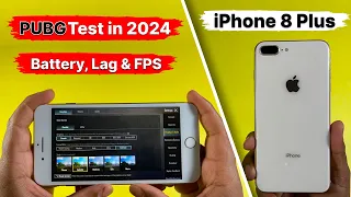 iPhone 8Plus PUBG Test in 2024🔥- Detailed BGMI Test in Hindi⚡️