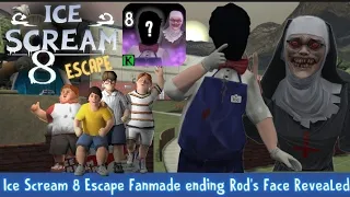 Ice Scream 8 Escape Fanmade ending|Rod's Face Revealed|FanmadeGames#icescream8#icescream#keplerians