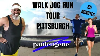 Burn Calories & Explore Pittsburgh Virtual Trail Walk Jog Run Workout | 55 Min | 145 BPM |