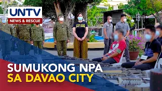 9 na dating miyembro ng NPA, sumuko sa Davao City
