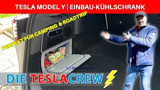 ⚡️ Tesla Model Y | Einbau-Kühlschrank, Einbau, Test und wirklich fetter Rabattcode