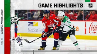 Stars @ Capitals 12/15 | NHL Highlights 2022