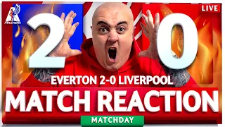 EVERTON 2-0 LIVERPOOL! SEASON OVER! Craig's LIVE Match Reaction