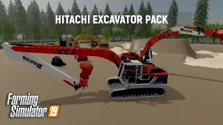 [FS19 v1.6.0] HITACHI EXCAVATOR PACK (v2.0.0)