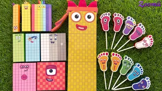 Looking for Numberblocks 300 Pirate! NEW ASMR - Numberblocks Satisfying Video #83