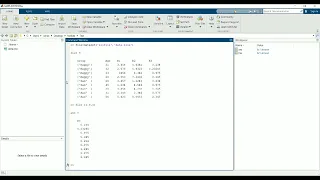 8. MATLAB: DATA ANALYSIS