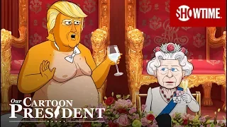 'Inside Cartoon Trump’s Royal Dinner With The Queen' Ep. 205 Cold Open | Our Cartoon President