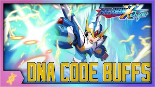 Falcon Armor X 5* F-DNA Code Buffs Showcase - Mega Man X DiVE