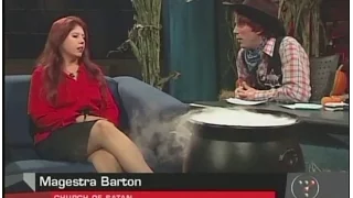 Magistra Blanche Barton on TechTV Unscrewed (Halloween 2003)