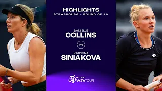 Danielle Collins vs. Katerina Siniakova | 2024 Strasbourg Round of 16 | WTA Match Highlights