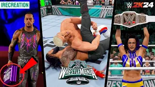 WWE 2K24: WrestleMania 40 (Night 2) Full Show Highlights