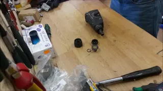 How to repair and find problem on Metabo KHE2444 rotary hammer drill need to replace gear housing