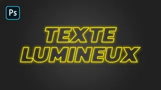 Tuto Photoshop Facile : Effet de Texte Lumineux !