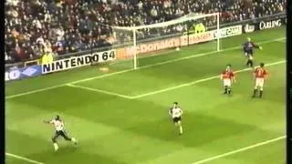 1997 - Manchester Utd 2 Derby 3 - Paulo Wanchope's wonder goal - BBC Radio Derby commentary