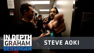 Backstage at OMNIA with Steve Aoki