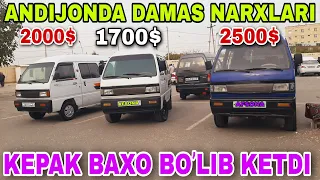 29 OKTABR ANDIJON BOZORIDA 2000$ 3000$ LIK DAMASLAR BOZORDA DAMSLAR KEPAK BAHO BO'LIB KETDI