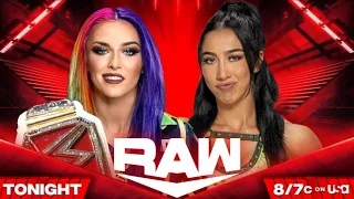 RAW || Indi Hartwell Vs Tegan Nox || Xia Li Attacks Tegan ||