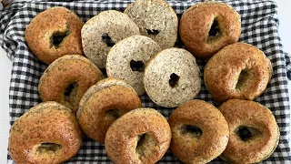 Homemade poppy seed bagels 🥯