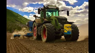 Spring Seeding Orchard Grass with Fendt 930 & Lemken Solitair 9+ pneumatic seed drill