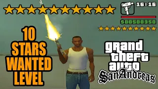 What Happens If You Get 10 Star in GTA San Andreas