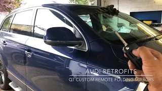 Audi Q7 Remote Folding Mirrors, Remote Boot Closure & HID Fog Lights