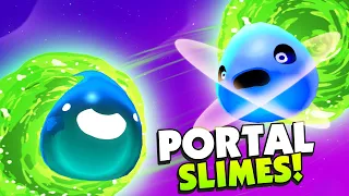 New PORTAL SLIMES and 6 More RARE SLIMES to Find! - New Slime Rancher Mods