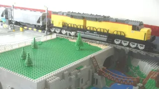 Lego Electric DD40X and Diorama MOC