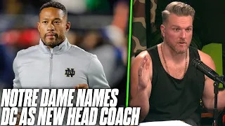 Notre Dame Names New Head Coach, Team Seems PUMPED | Pat McAfee Reacts