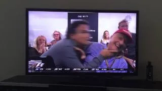 Piquet kissing Niki Lauda