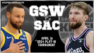 Golden State Warriors vs Sacramento Kings Full Game Highlights | 2024 NBA Play-In Tournament