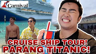 TOUR INSIDE THE CARNIVAL VENEZIA CRUISE SHIP! PARANG TITANIC BA ITO?!