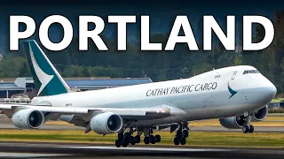 1 HOUR of Plane Spotting at PORTLAND INTERNATIONAL AIRPORT! (PDX/KPDX)