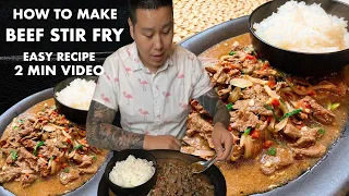 How to make Beef Stir Fry #stirfry #easyrecipes #asianrecipe #shorts