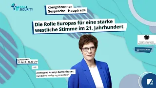 8. Königsbronner Gespräche - Hauptrede und Abschluss