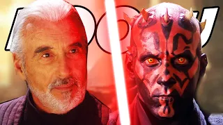 Dooku Reveals Where Palpatine Trained Him and Maul in Secret Before The Phantom Menace