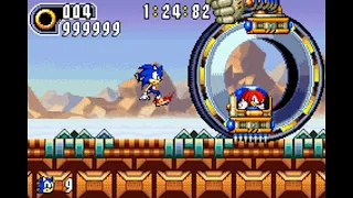 Sonic Advance 2: Part 5: Sky Canyon (Sonic, All Special Rings)