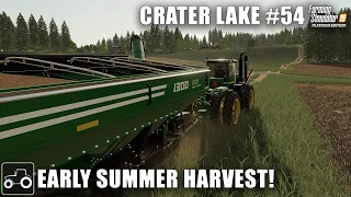 Harvesting Canola, Barley & Oats, Baling Straw - Crater Lake #54 Farming Simulator 19 Timelapse