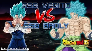 Dragon Ball Super: SSB Vegito Vs SSB Broly