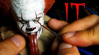 Sculpting Realistic Pennywise Timelapse - IT Chapter 2 Movie film - 1:6 scale sculpt and painting