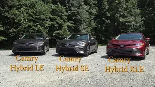 Comparing 2018 Camry Hybrid Models - How to pick your trim level (part 3 in series)