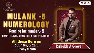 Numerology for date of birth 5,14, 23   |  Numerology for number 5 | #numerologyfornumber5