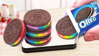 How To Make Delicious Miniature OREO Chocolate Cake🌈Rainbow Oreo Recipe🍰1000+Yummy Cake Compilation