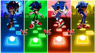 Sonic Exe vs Sonic Exe vs Sonic Exe vs Sonic Exe - Tiles Hop EDM Rush