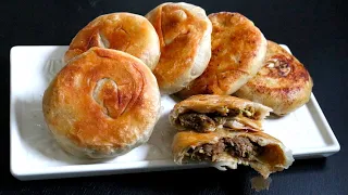 Chinese pastry pie recipe/meat pies recipe/puff pastry pie