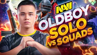 NAVI OldBoy Разваливает Соло против Сквадов | PUBG Mobile