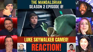 Luke Skywalker Cameo REACTION | The Mandalorian Season 2 Episode 8 REACTION COMPILATION!