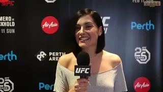 Megan Olivi & the UFC Snapchat account